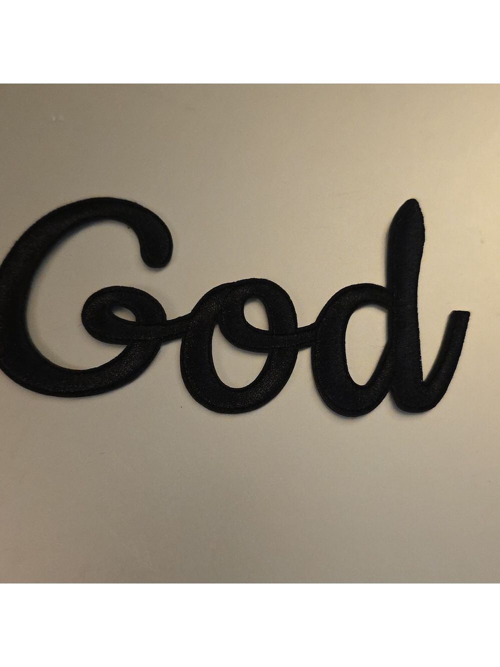 Iron On Patch GOD